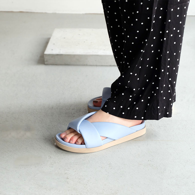 楽天市場】FABIO RUSCONI ファビオルスコーニ 厚底 フラット サンダル