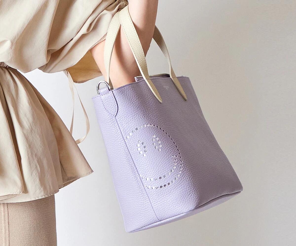 楽天市場】トートバッグ レディース レザー 本革 ミニトートバッグ