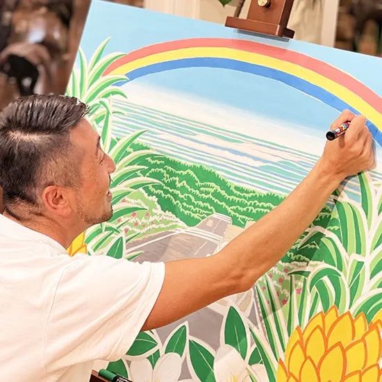 楽天市場】ハワイ アート 絵画 壁掛け TAMO（タモ）ハワイアン