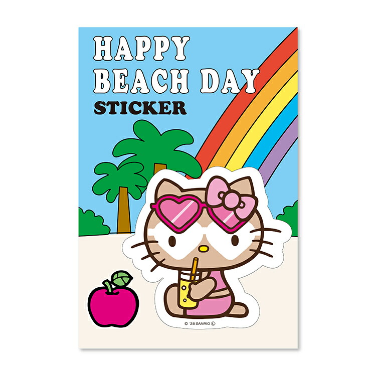 楽天市場】キティ ステッカー シール コラボ ハワイ 日焼け ハロー