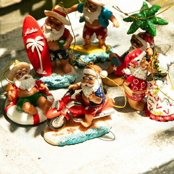楽天市場】ハワイ クリスマス オーナメント サンタ サンタクロース
