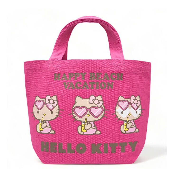 楽天市場】キティ バッグ コラボ 日焼け ミニ ランチバッグ トート
