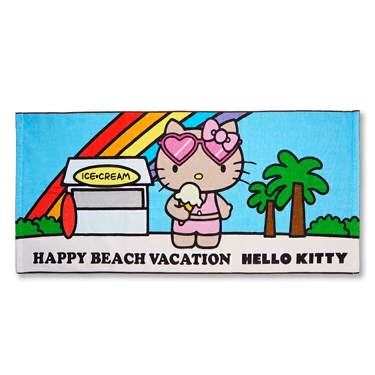 楽天市場】キティ タオル フェイスタオル 手ぬぐい コラボ 日焼け