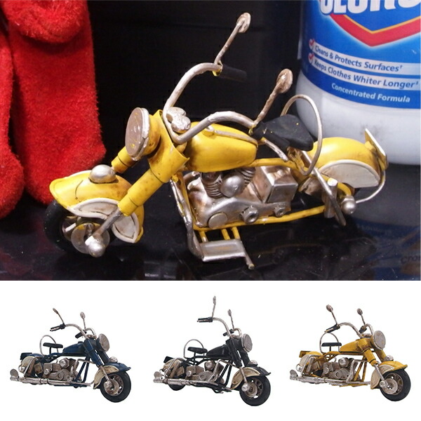 楽天市場】バイク ブリキ おもちゃ ミニカー 置き物 置物 飾り