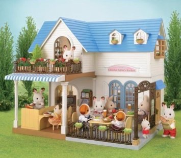 楽天市場】シルバニアファミリー お家はおしゃれな森のキッチン (海外