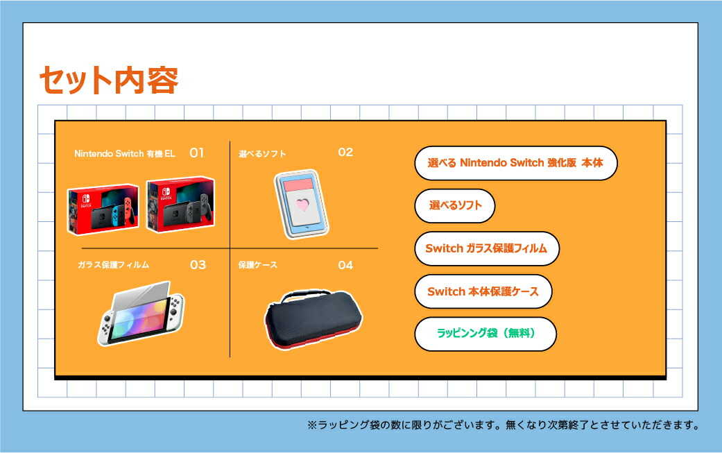 楽天市場】【Switch強化版 福袋 4点セット】 スイッチ 本体 セット