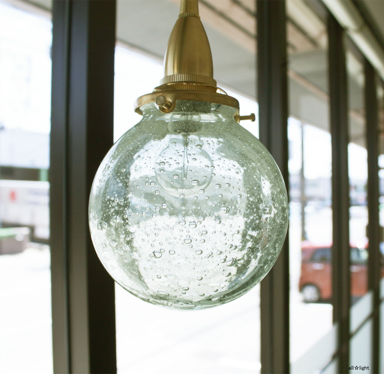 楽天市場】☆ アンティーク リサイクルガラスペンダント あわ 引掛