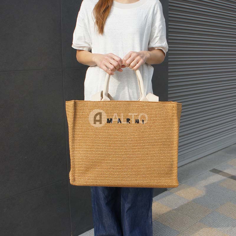楽天市場】MARNI マルニ SHMP0078U0P3860 Z0R42 かごバッグラージ