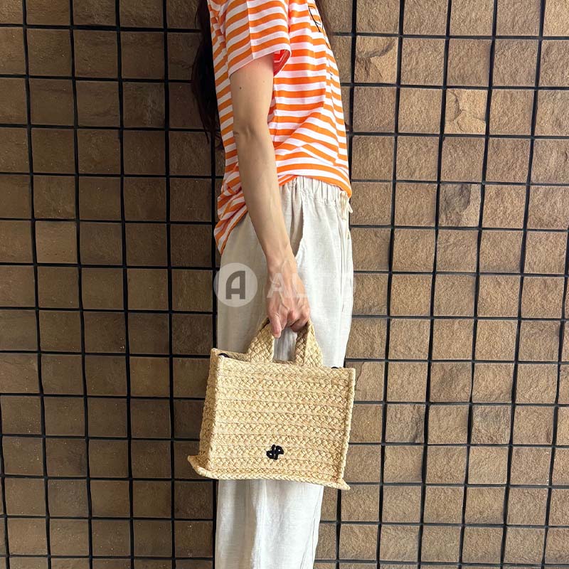 楽天市場】PATOU パトゥ AC0440140 ラフィア スモール JP トートバッグ