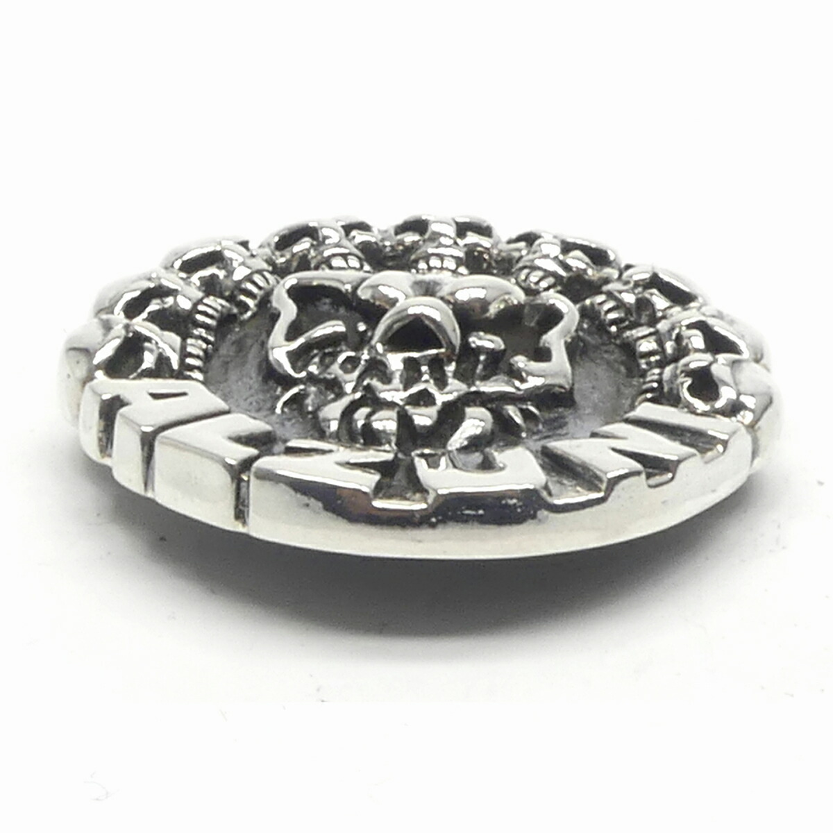 楽天市場】送料無料 ALZUNI アルズニ シルバー コンチョ スカル 950