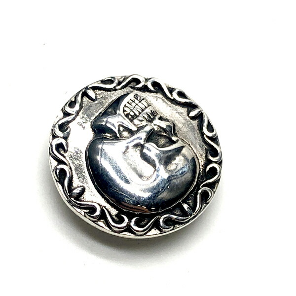 楽天市場】送料無料 ALZUNI アルズニ シルバー コンチョ スカル 950