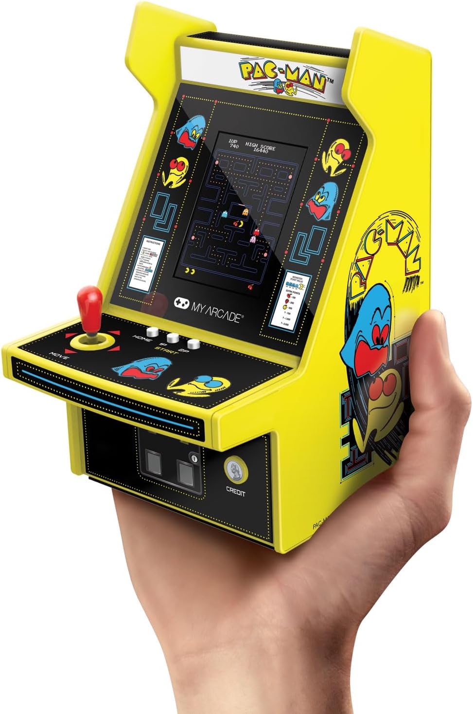 楽天市場】My Arcade Pac-Man Micro Player Pro 6.75インチ