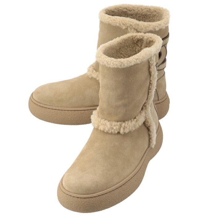 楽天市場】トッズ TOD'S ムートンブーツ KATE ロゴチェーン ケイト