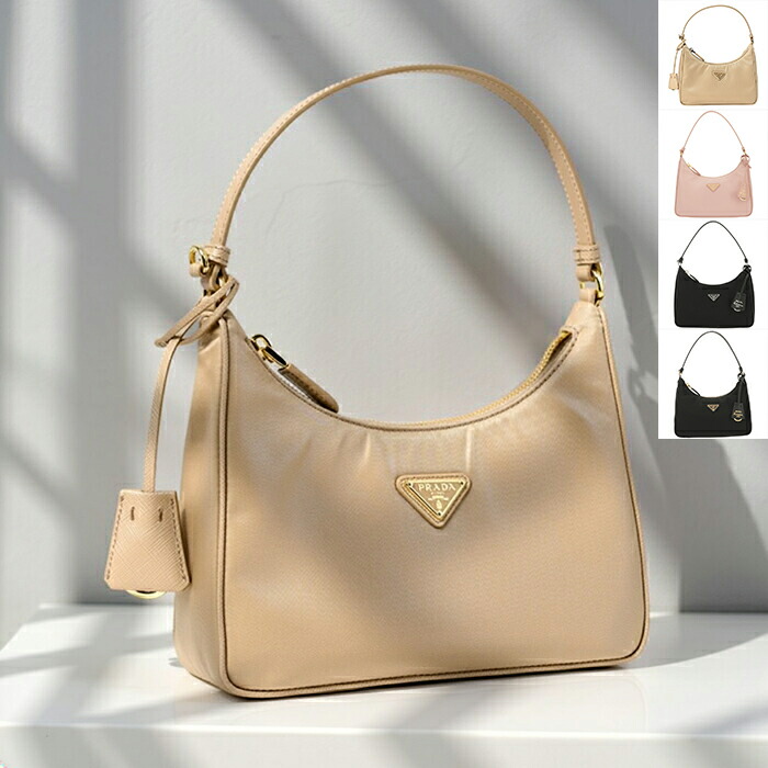 楽天市場】プラダ ナイロン ショルダー バッグ ベージュの通販