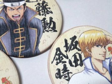 楽天市場】ZAK 銀魂 缶バッチコレクション J-WORLD 和紙 5点セット