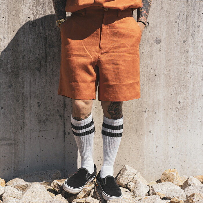 ナストイズ アメリカンワナビー オレンジオーバーオール・パンツセット