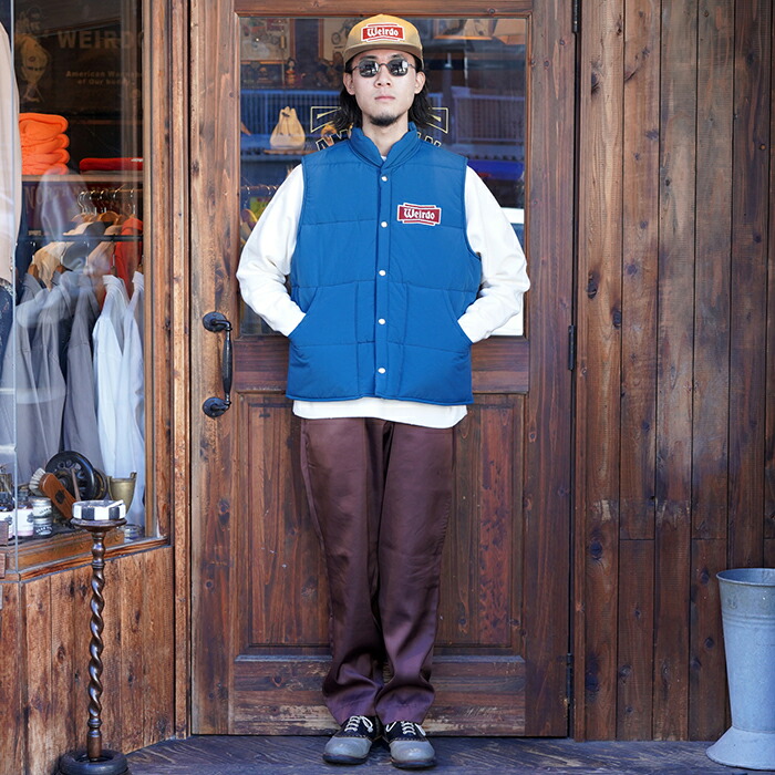 楽天市場】WEIRDO ウィアード / 「FLAME - RACING VEST / BLUE