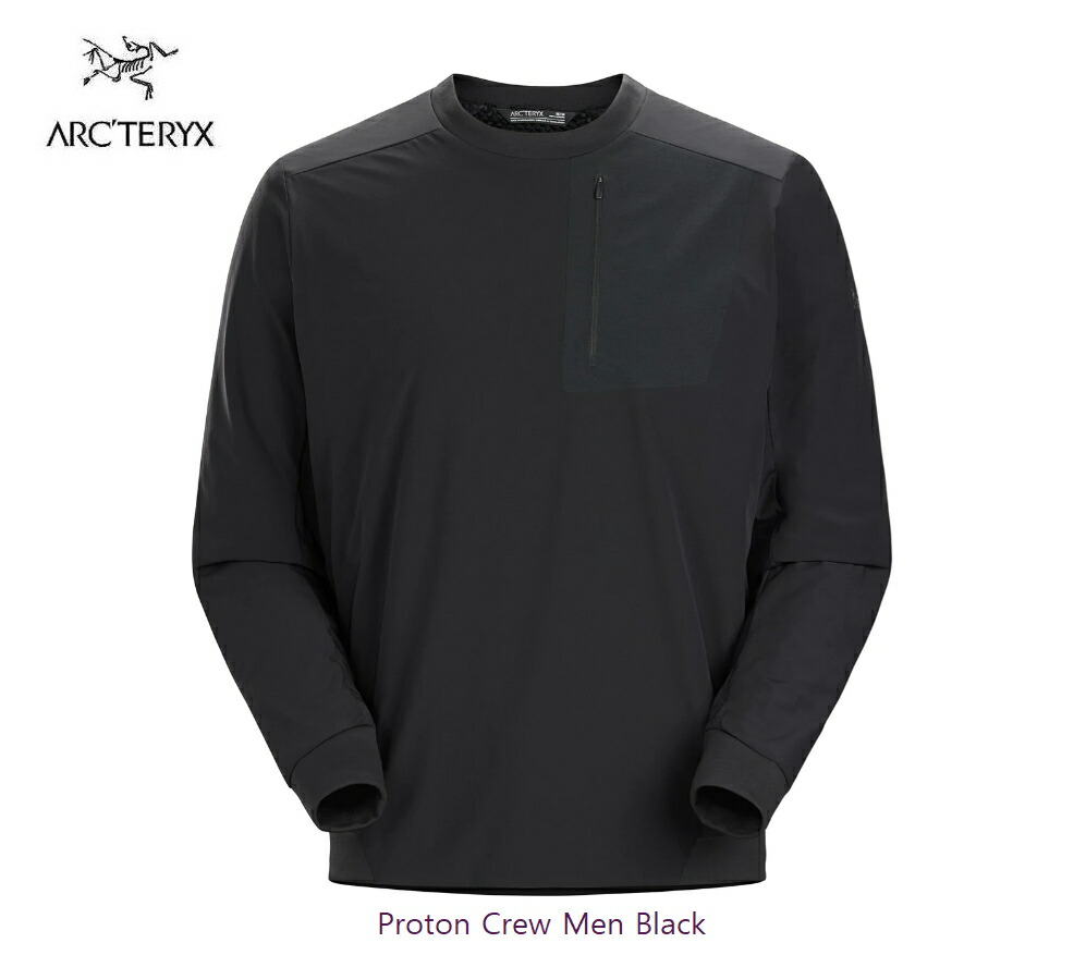 楽天市場】アークテリクス ARC'TERYX Proton Crew M Black L07958300