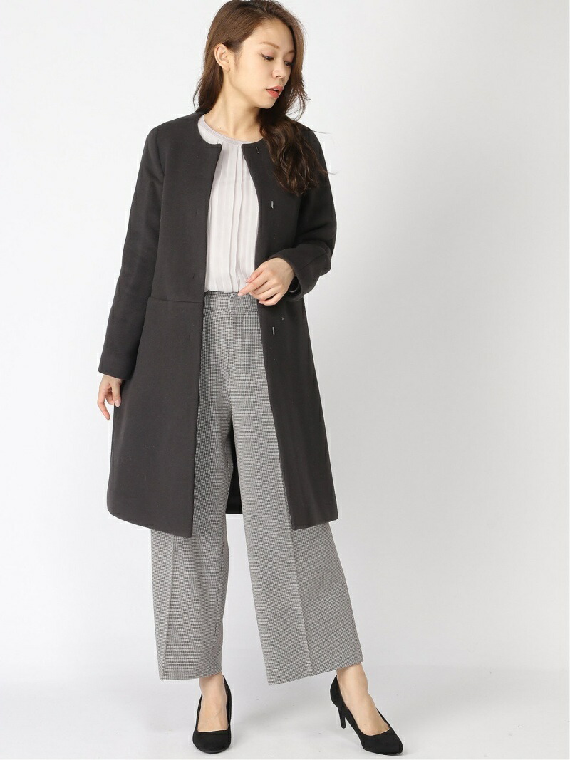 楽天市場】【SALE／40%OFF】ダブルビーバークルーコート ANAYI アナイ