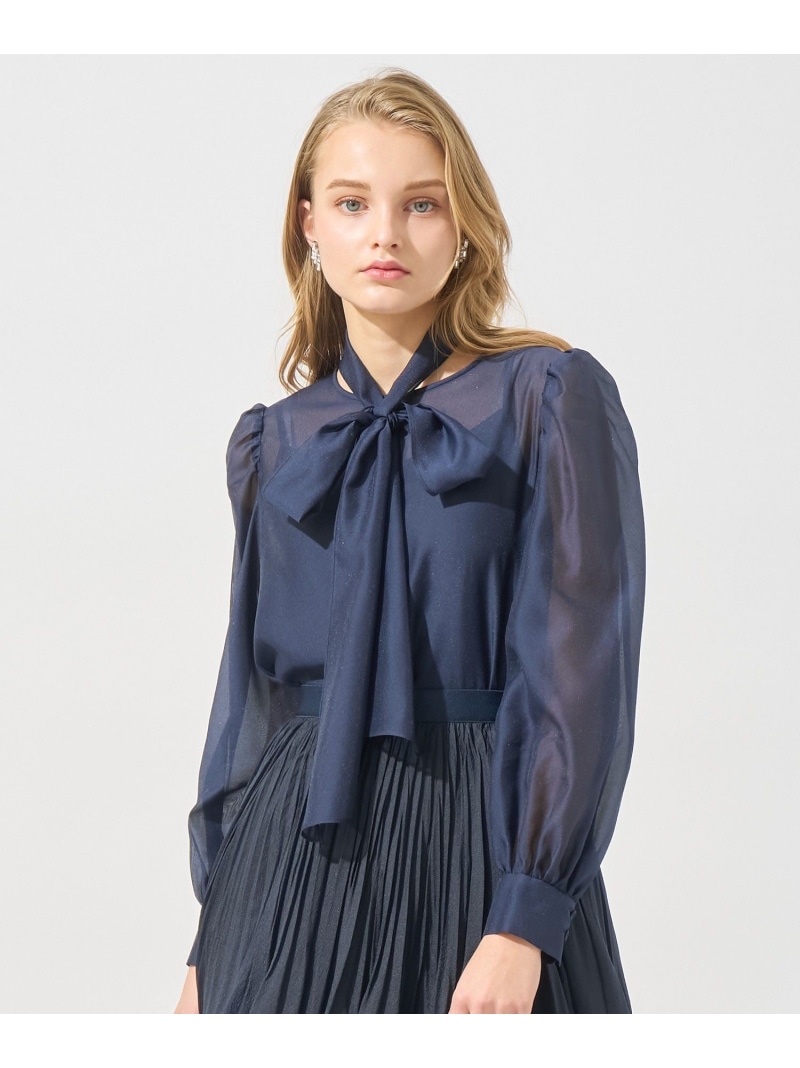 楽天市場】【Eternal Line 2025】シアーオーガンジーボウタイ ブラウス