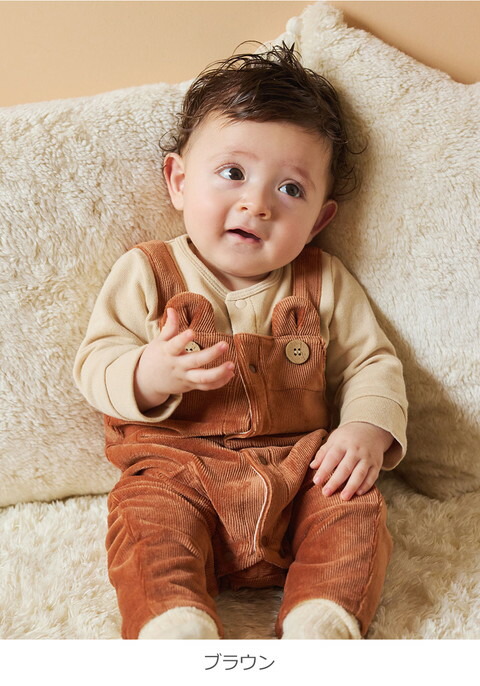 楽天市場】「SALE価格」ロンパース カバーオール 【mocmof】サロペット