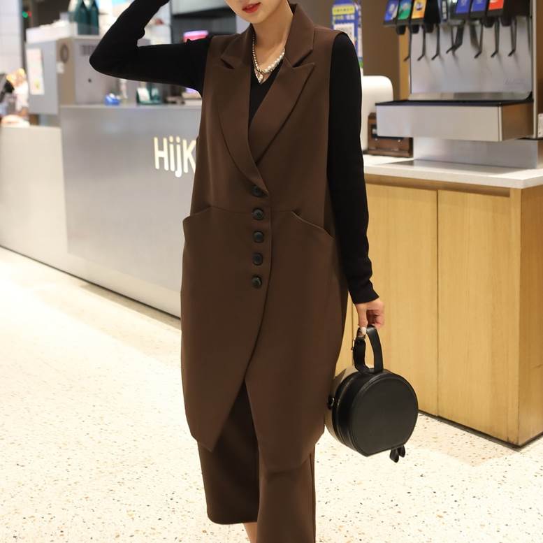 楽天市場】ロングジレパンツスーツ セットアップ レディース