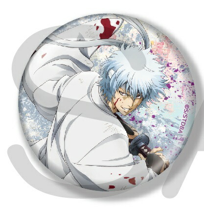 楽天市場】坂田銀時 白夜叉 アップ 銀魂 きらきら缶バッジコレクション