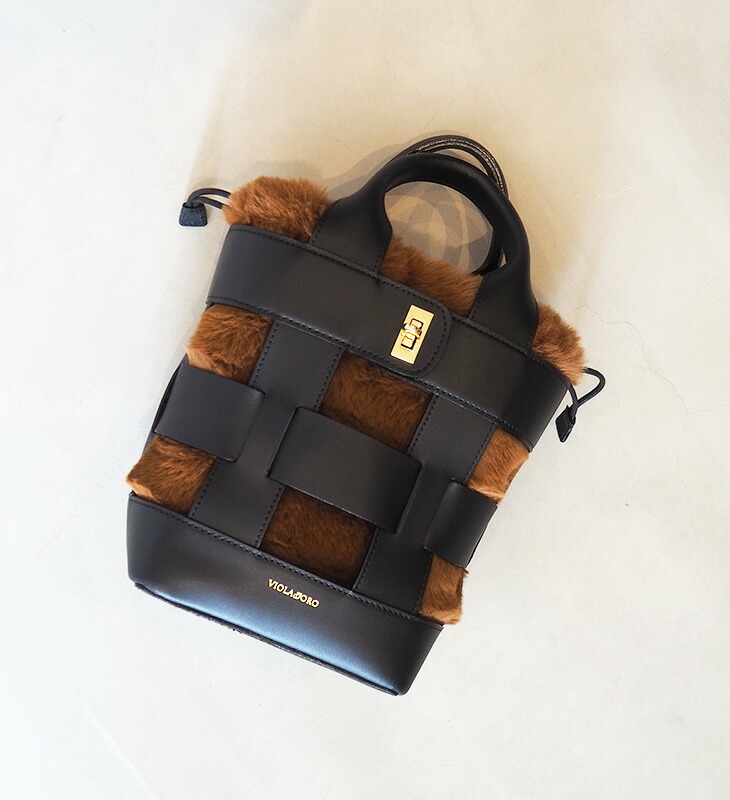 楽天市場】◇ VIOLAd'ORO ヴィオラドーロ エコファー巾着付き レザー