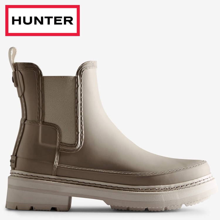 ハンター リファインド ステッチ ディテール チェルシー ブーツ