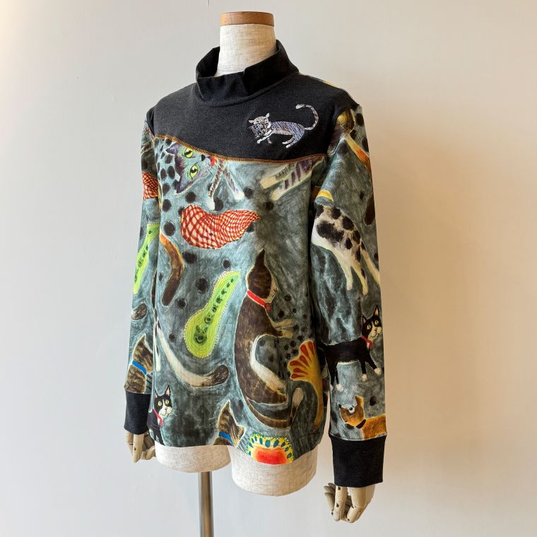 アルベロベロ OLLEBOREBLA by ALBEROBELLO ぶたさん シャツワンピース