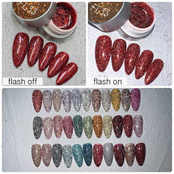 楽天市場】[flash gelシリーズ FL01~33の全色セット(33色) ]ネイル