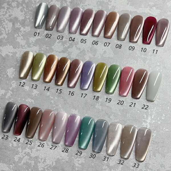 楽天市場】[cat`s eye ceramic series 10ml] マグネットジェル シルク