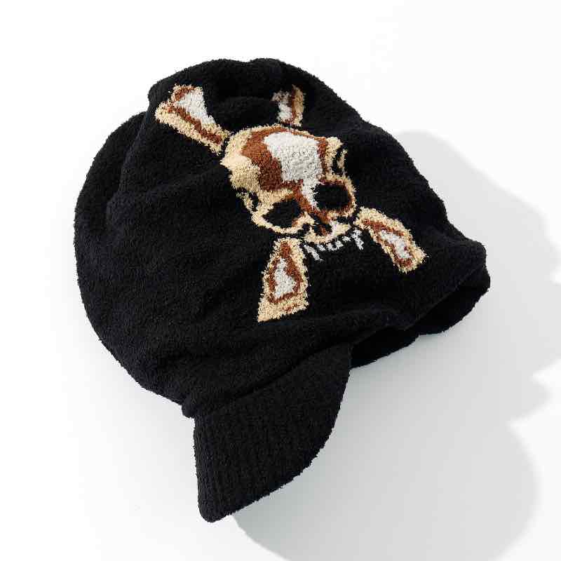 楽天市場】Roen /ロエン / 73024002 / SKULL KNIT CASQUETTE / BLACK