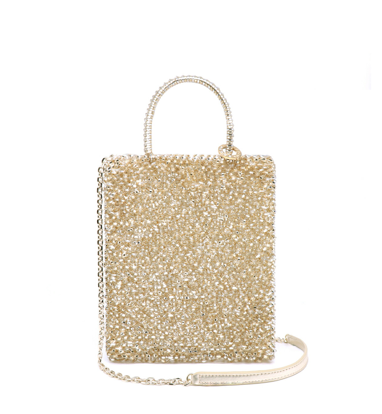 楽天市場】アンテプリマ ワイヤーバッグ シルバー ゴールド（バッグ