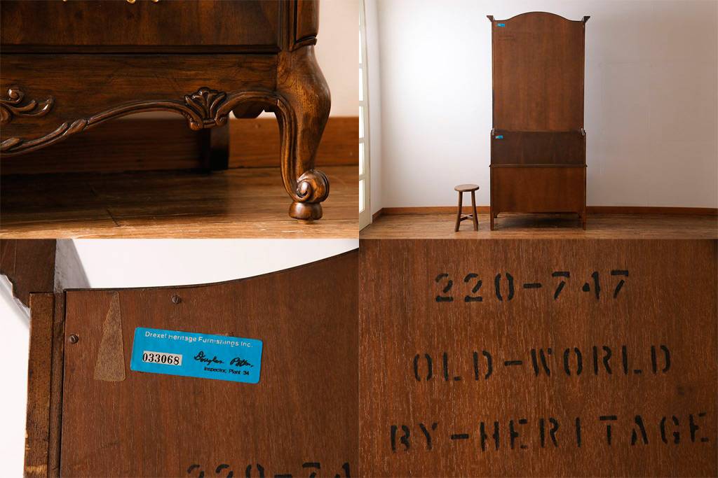 楽天市場】ビンテージ家具 セクレタリー DREXEL HERITAGE ドレクセル