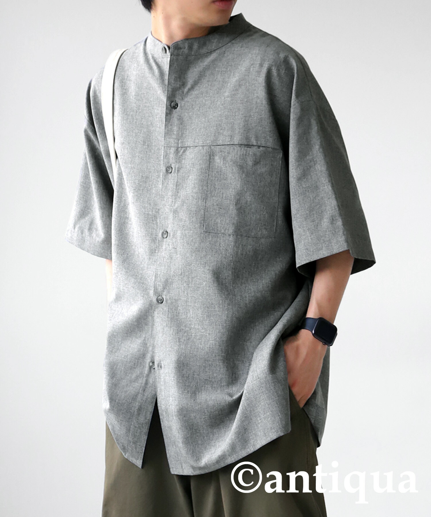 楽天市場】再入荷予定有!リネンライクシャツ シャツ メンズ トップス
