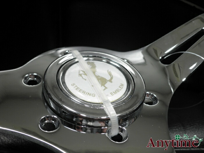 楽天市場】クラシックデザイン ウッドステアリング×メッキスポーク 35