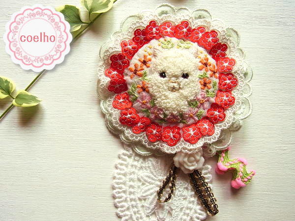 楽天市場】《メール便OK》【coelho 43】アルパカとお花/オリジナルの手