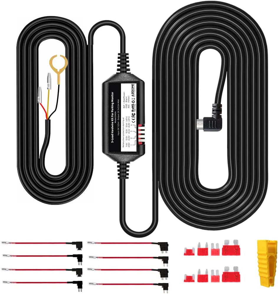 楽天市場】COOAU ドライブレコーダー 駐車監視降圧ケーブル/電源