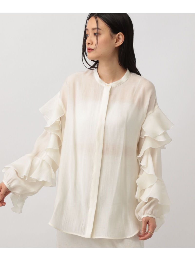 楽天市場】【セレモニー】フリルスリーブブラウス A part by アパート