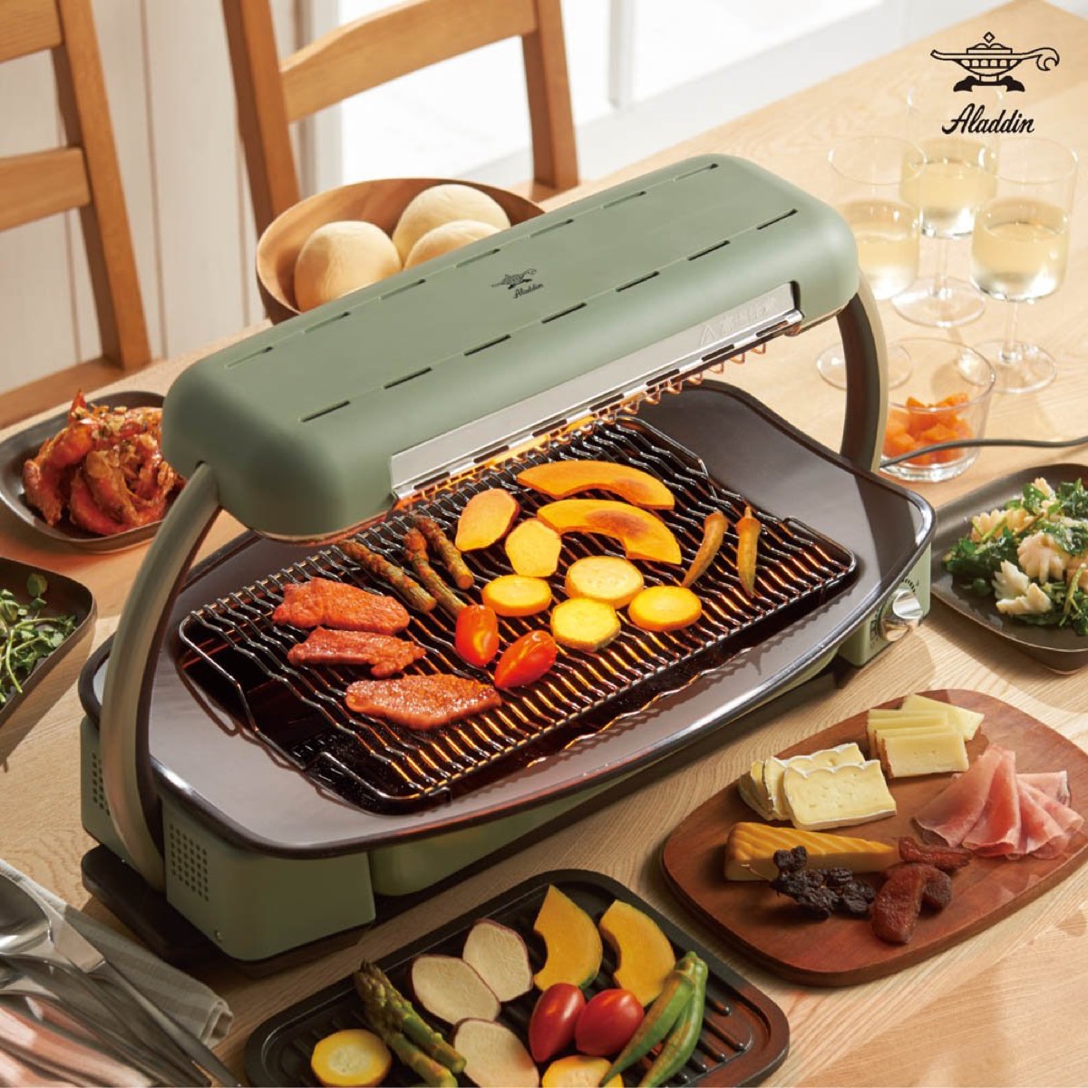 楽天市場】Aladdin アラジン グラファイトグリラー CAG-G13A-G 遠赤