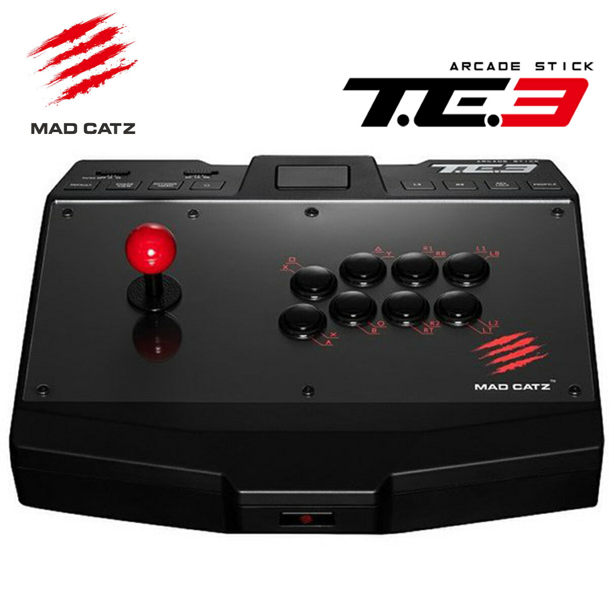 楽天市場】Mad Catz T.E.3 アーケード ファイトスティック ターボ
