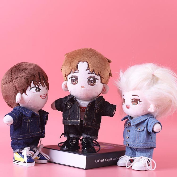 楽天市場】ぬいぐるみ服 デニムジャケット デニムパンツ 上下セット