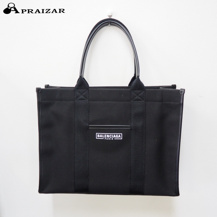 楽天市場】BALENCIAGA バレンシアガ ハードウェア レザー キャンバス