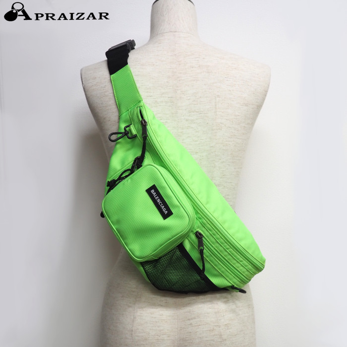 楽天市場】BALENCIAGA バレンシアガ ナイロン ボディバッグ ウエスト