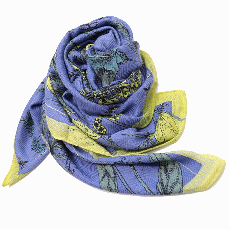 楽天市場】manipuri マニプリ ウールシルクストール ボタニカル