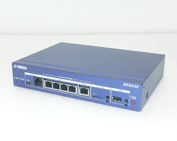 楽天市場】YAMAHA ギガアクセスVPNルーター RTX830 初期化済み