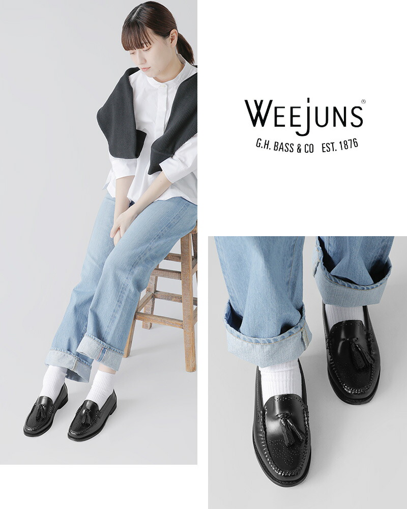 楽天市場】G.H.BASS ジーエイチバス レザー ウィングチップ タッセル