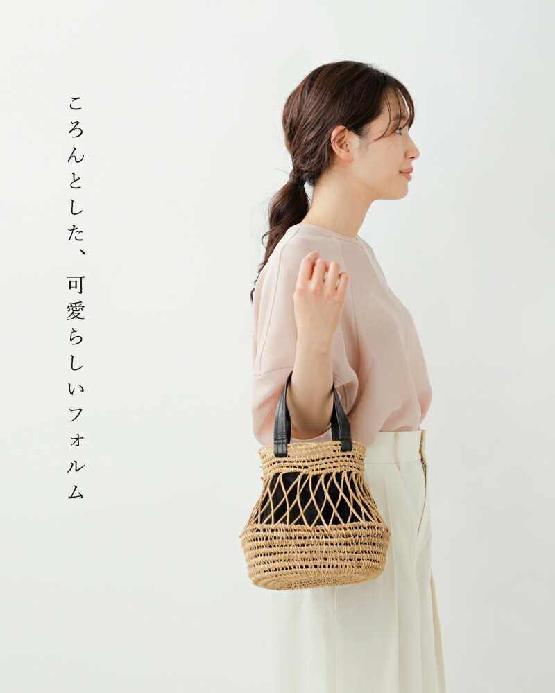 楽天市場】TARANGO タランゴ ソフトハンドル パーム カゴバッグ pb-67