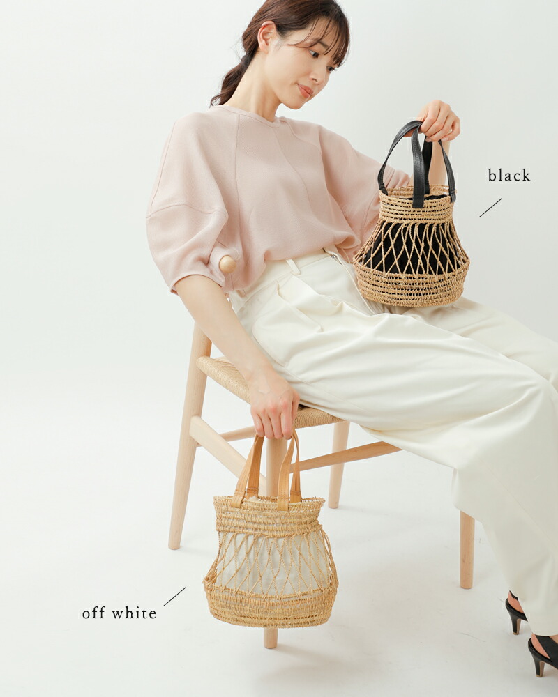 楽天市場】TARANGO タランゴ ソフトハンドル パーム カゴバッグ pb-67